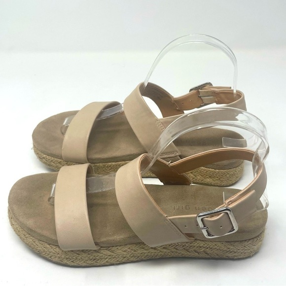 Madden Girl | Cybell Slingback Sandals | Espadrille Wedges | Size 7 | Cream - Picture 1 of 9